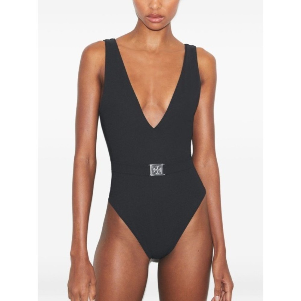 Tory Burch Belted Logo Swimsuit - NWT - Picture 2 of 4